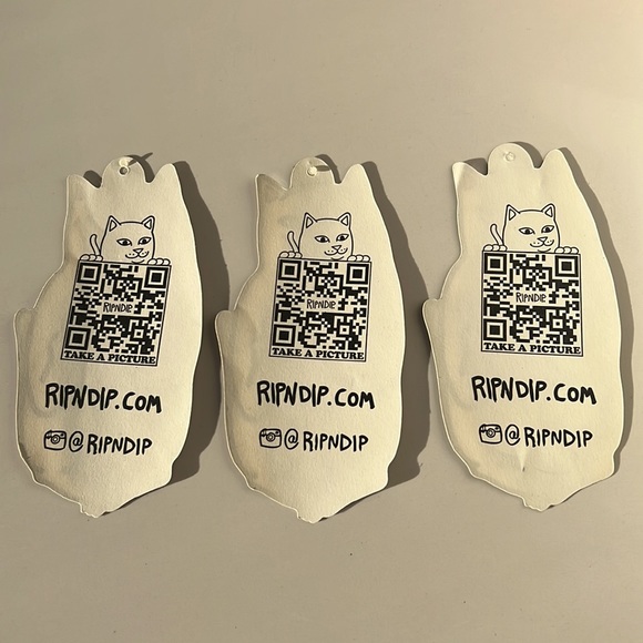 AUTHENTIC RIPNDIP NERMAL STICKERS - set of 3 - Picture 2 of 4